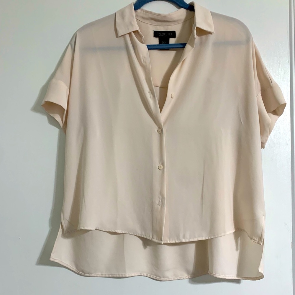 Cream Button up Blouse